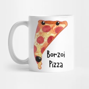 borzoi pizza Mug